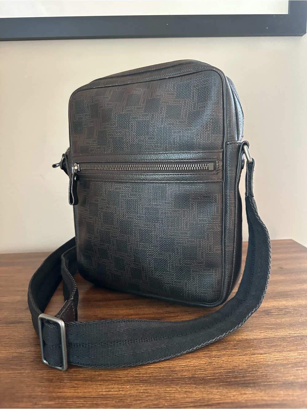 Dunhill D-Eight Monogram Crossbody Bag